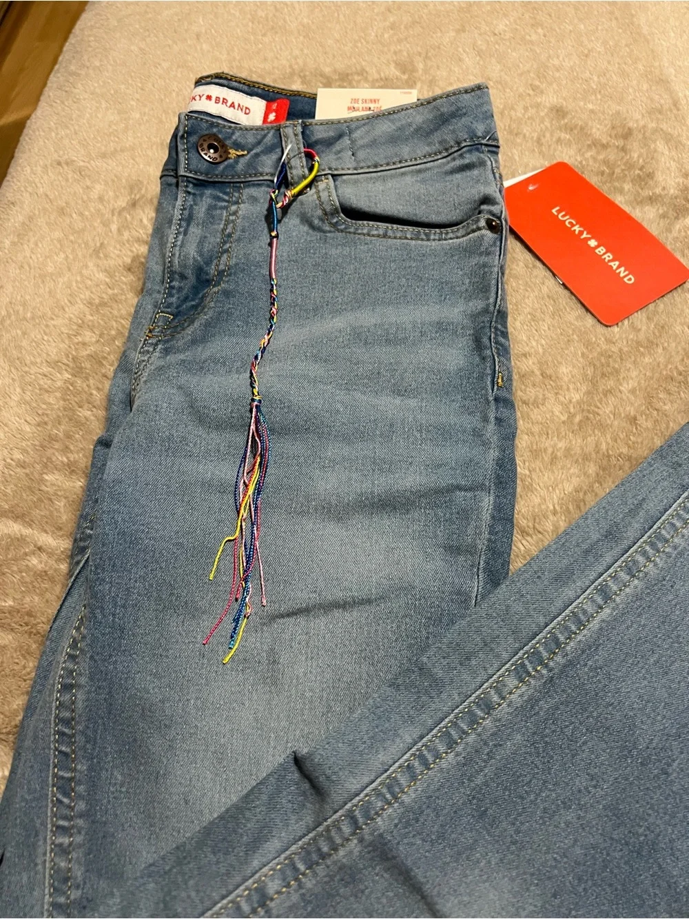 Lucky Brand Girl’s Light Wash Skinny Jeans